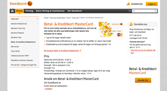 swedbank kreditkort